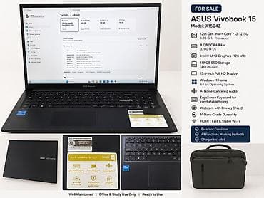 ASUS Vivobook 15 (X1504Z) - Экран 15.6", Full HD - Процессор 12‑го — 1