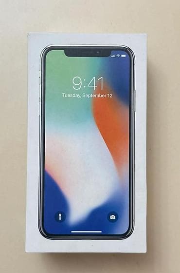 IPhone X, 64 ГБ, Серебристый, Зарядное устройство