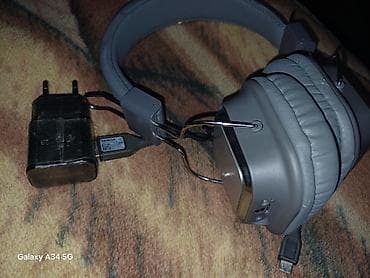 m audio: Накладные наушники серого цвета с амбушюрами из мягкого кожзама — 1