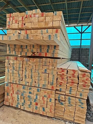 Шпалы: Доски, Обрезные, Сосна, Сухие — 5