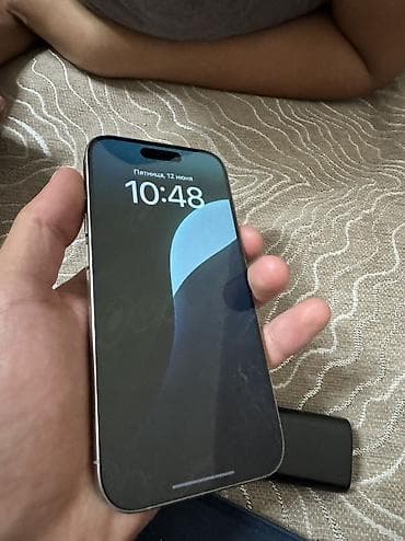 apple iphone 13 pro max: IPhone 15 Pro, Б/у, 128 ГБ, Natural Titanium, 85 % — 3