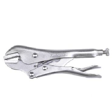 рашковые ключи: Зажим ручной с фиксатором, усиленный, плоский захват, длина 180 мм — 1