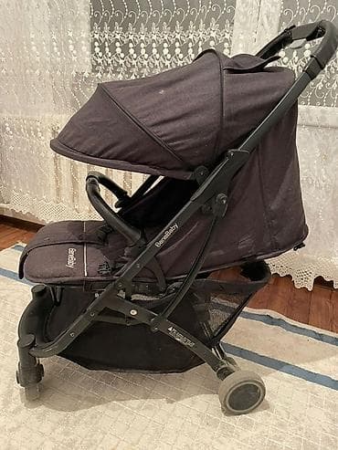 Коляска, Другой бренд, цвет - Черный, Б/у, Самовывоз