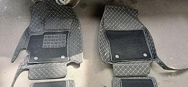 3D Экокожа Полики Для салона Toyota, цвет - Черный, Б/у, Бесплатная доставка — 1