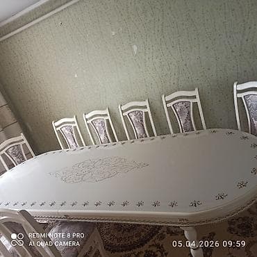 тк табылга мягкая мебель бишкек киргизия: Конок бөлмөсү үчүн үстөл жана отургуч, түсү - Саргыч боз — 2