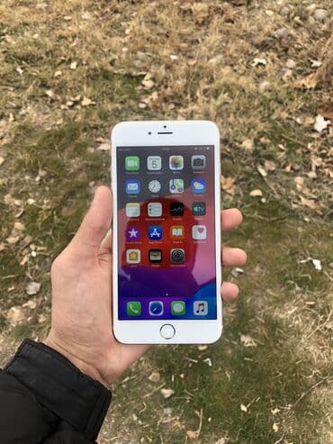 iphone x купить в бишкеке: IPhone 6 Plus, Б/у, 64 ГБ, Золотой, Кабель, 100 % — 7