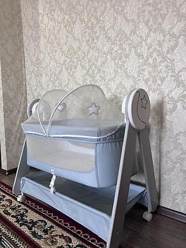 Детский транспорт: Люлька, Новый, Колыбель, цвет - Голубой, Самовывоз, Платная доставка — 1