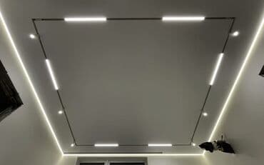 Двери на заказ: Натяжной потолок Матовое Монтаж — 10