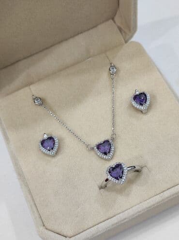 купить свадебное платье недорого: Набор украшений, Проба 925, Женские, Новый — 1