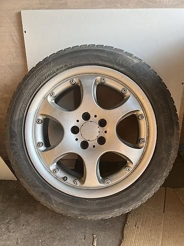 резина зимняя 15: Колеса в сборе 225 / 50 / R 17, Зима, Б/у, Комплект, Легковые, Литые, отверстий - 5 — 2