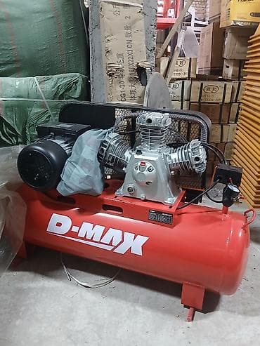 насосы италия: Компрессор поршневой D-MAX, ременной привод, горизонтальный ресивер — 9