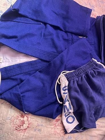 nike tech fleese: Костюм для самбо (синий) — комплект Состав набора: - куртка самбо из — 1