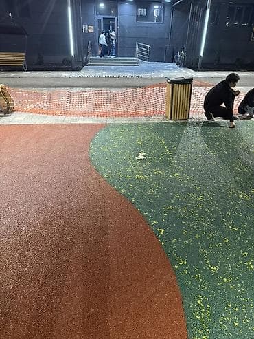 светильники уличного освещения: Резиновое бесшовное покрытие для детских и спортивных площадок - Тип — 5