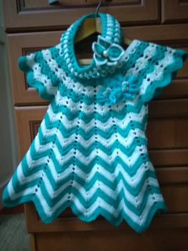 мэджик клип машинка цена: Детское платье, цвет - Зеленый, Новый — 2