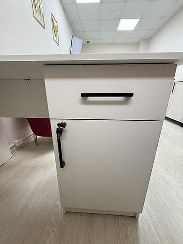 косметика стол: Рабочий стол для салона/кабинета - Цвет: белый, матовый - — 3