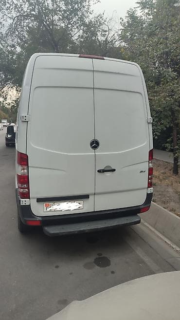 спринтер низкий крыша: Mercedes-Benz Sprinter (короткая база, /высокая крыша), белый фургон — 1