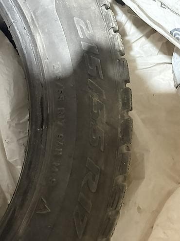 audi a4 2005: Шины 215 / 55 / R 17, Зима, Б/у, Легковые, Pirelli — 2