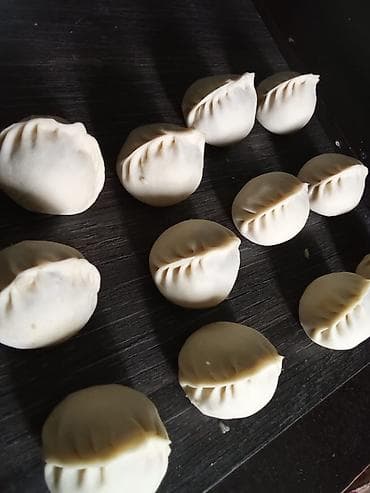 Домашние хинкали ручной лепки - Традиционная форма с аккуратной