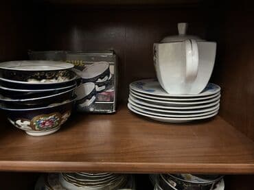 посуда мадона: Фарфоровые сервизы и посуда с росписью 1) Чайный/столовый набор из — 2