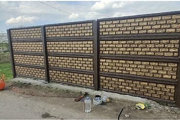 бетонные вазы: Железобетонная заборная плита, Длина: Другая длина, Высота: Другая высота, Толщина: Другая толщина — 7