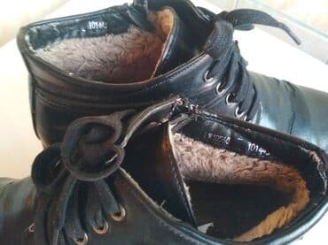 Спецодежда: 43р., евр., мужские класс., ботинки зимние, черные, с мехом, с — 7