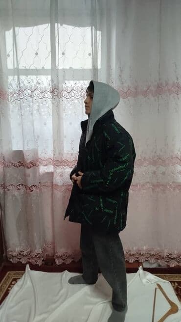 женская одежда больших размеров: Мужская двусторонняя утепленная куртка с высоким воротником Бесплатная — 10