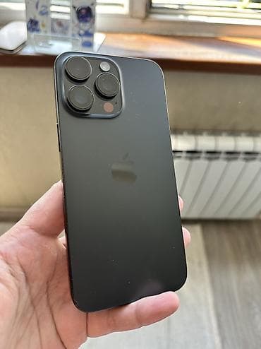 iphone pro max 16: IPhone 15 Pro Max, Б/у, 512 ГБ, Black Titanium, Чехол, 84 % — 1