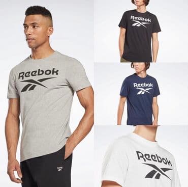 брендовые мужские спортивные костюмы из турции: REEBOK. Футболка Reebok с большим логотипом. ДЛЯ ПОВСЕДНЕВНОЙ НОСКИ ИЗ — 1