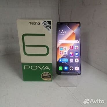 телефоны poco m5: Tecno Pova 6 Neo, Колдонулган, 256 ГБ, түсү - Кара — 4