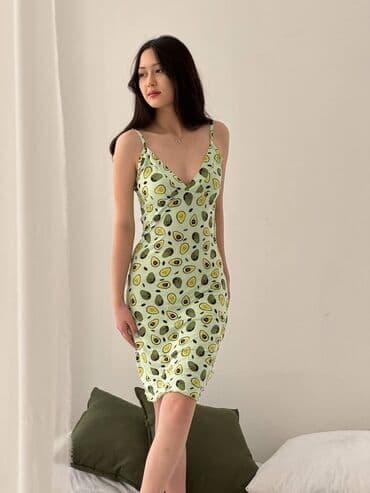 пижама для кормящих: Пеньюар, Вискоза, Кыска модель, Туркия — 9