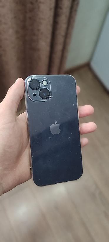 13 mini 128: IPhone 13, Б/у, Синий, Чехол — 1