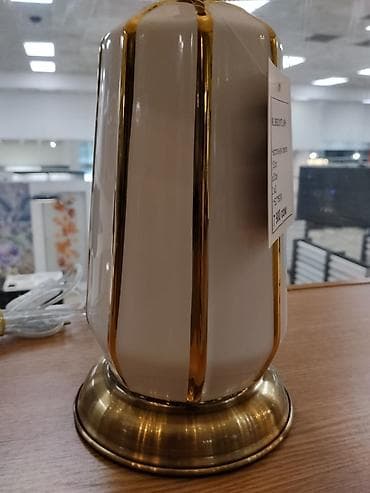 Настольная лампа ML.6063.01TL WH - Высота: 50 см - Диаметр абажура — 4