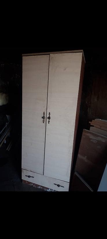 Шкафтар: Шифоньерлер, кийидер үчүн шкафтар, Түз, ЛДСП — 3