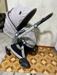 пальто детское демисезонное: Коляска, цвет - Серебристый, Новый — 2