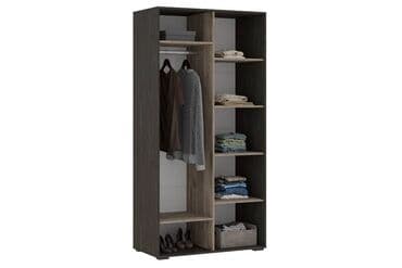 гардеробный шкаф для одежды: Шкаф для одежды 2Д Эдинбург, Дуб Крафт Серый/Железный Камень — 2