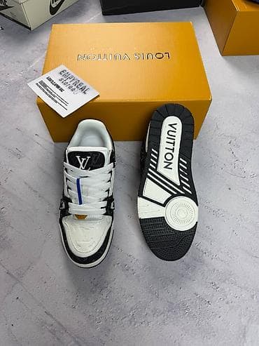 osiris d3: БУУ / Кроссовки Louis Vuitton Trainer Low, черно-белые - Дизайн — 2