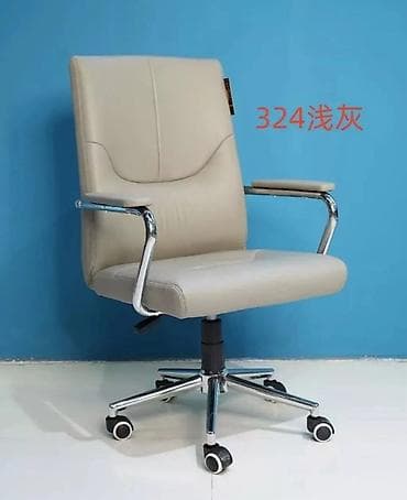 Офис креслолору: Офис креслолор, Жаңы, Дөңгөлөктүү, түсү - Күрөң, Экокожа, Өзү алып кетүү, Акылуу жеткирүү — 3