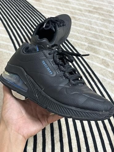 nike react: Мужские кроссовки, 39.5, Skechers, Б/у, цвет - Черный, Самовывоз, Платная доставка — 1