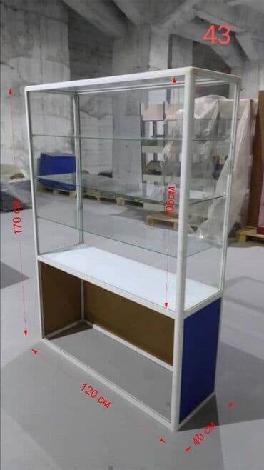 оборудование для магазина бу: Продаются торговые витрины №25- 7800 сом №26- 8000 сом №27- 8500 сом — 19