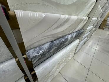 абой рулон: Рулоны обоев с абстрактными узорами в серой цветовой гамме. Различные — 1