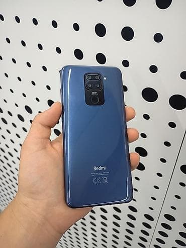 aiphone 13: Redmi, Redmi Note 9, Б/у, 128 ГБ, цвет - Синий, 2 SIM — 3