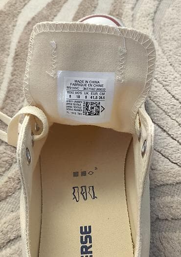 кеды конверсы: Кеды Converse Chuck Taylor All Star, цвет (молочный/бежевый). размер — 5