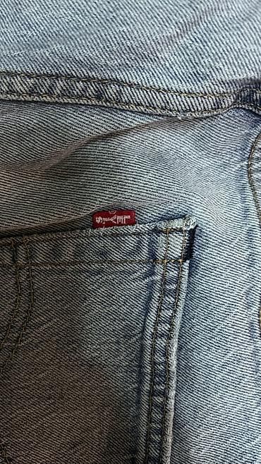 Джинсы: Мужские джинсы, LeviS, Б/у, цвет - Синий — 5