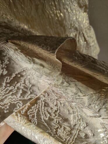 детское национальное платье: Детское платье, цвет - Золотой, Новый — 4