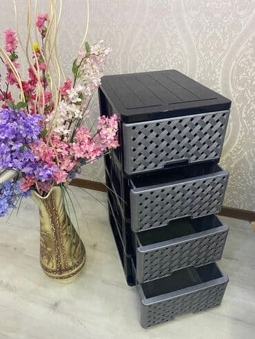 шкафы для ванны: Пластиковые комоды Производство Россия параметр: высота:100см — 2