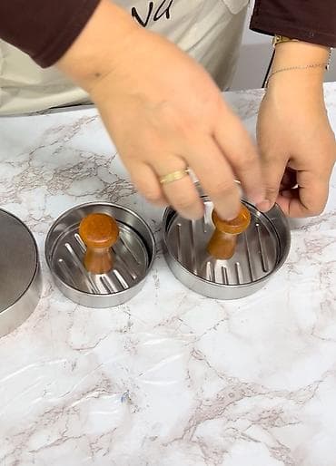 теста мишалка: Пресс для котлет и бургеров из нержавеющей стали - Изготовление — 5