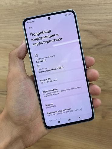xiaomi redmi pad: Смартфон Redmi Note 13 (модель 23129RAA4G), цвет голубой. Ключевые — 3