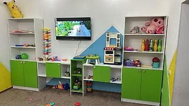 Балдар электр унаалары: Балдар гарнитурасы, Балдар үчүн, ДСП, түсү - Ак — 1