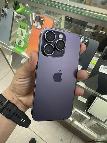 note 7 pro: IPhone 14 Pro, Новый, 256 ГБ, Deep Purple, Чехол, 86 % — 8