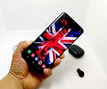 galaxy s 7: Samsung Galaxy S9 Plus, Б/у, 64 ГБ, цвет - Черный, 1 SIM, 2 SIM — 1